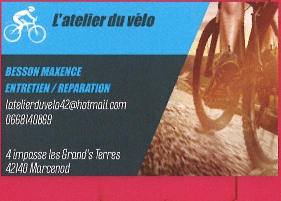 carte ATELIER DU VELO